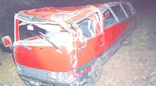 São Filipe: Autocarro de transporte escolar capota perto de Lacacã e provoca oito feridos