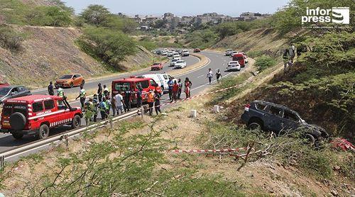 Acidente: Dois homens morrem a caminho do Estádio Nacional para assistir jogo de Cabo Verde e Eswatini