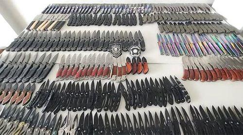 São Vicente: Polícia Nacional apreende contentor com 468 canivetes 