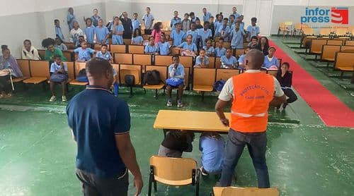 Brava: Protecção Civil promove acções de sensibilização sísmica nas escolas Sena Barcelos