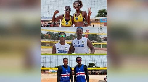 Cabo Verde soma vitórias na abertura da qualificação para o CAN de Voleibol de Praia 2026 na Guiné-Bissau