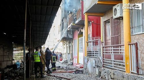 Praia: Bombeiros continuam esta manhã em Ponta Belém a combater os rescaldos do incêndio que destruiu bancas de roupas
