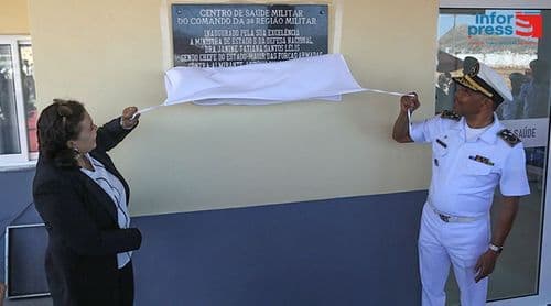 Ministra da Defesa enaltece avanços no serviço de saúde militar com inauguração de centro de saúde 