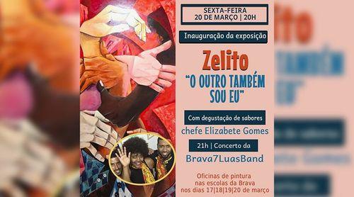 Brava: Centrum Sete Sóis Sete Luas inaugurates exhibition “O outro também sou eu “(The other is also me) by Zelito on Friday