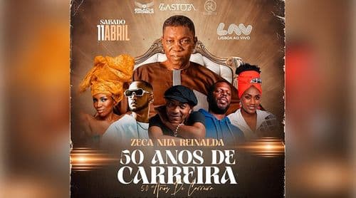 Zeca Nha Reinalda celebra 50 anos de carreira com concerto hoje em Roterdão