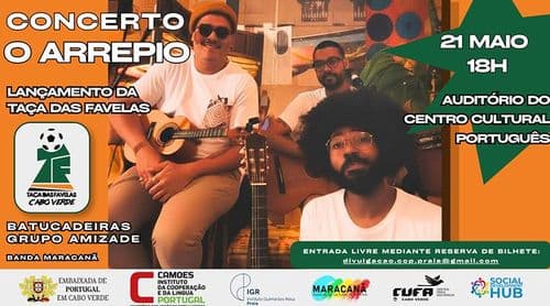 Praia acolhe concerto solidário para lançar Taça das Favelas e programa de liderança feminina 