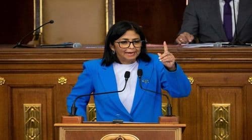 Casa Branca confirma reunião entre Trump e Delcy Rodríguez em Nova Iorque