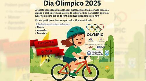 Dia Olímpico celebrado com desfile de bicicleta para promover desporto, saúde e sustentabilidade
