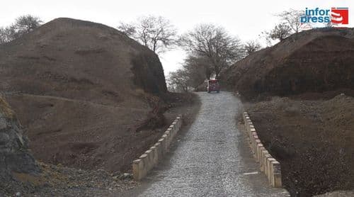 Fogo : les travaux de la route Patim/Salto/Cova Figueira préoccupent les conducteurs en raison de leur lenteur d’exécution