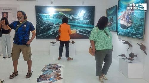 São Vicente: Nova galeria de arte inaugurada em Pont d´Água com 16 obras de Joaquim Semedo