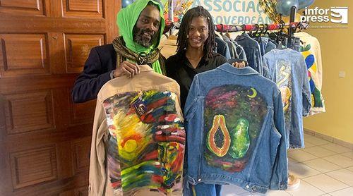 Portugal: Cabo-verdianos transformam roupas em segunda mão em peças únicas pintadas à mão