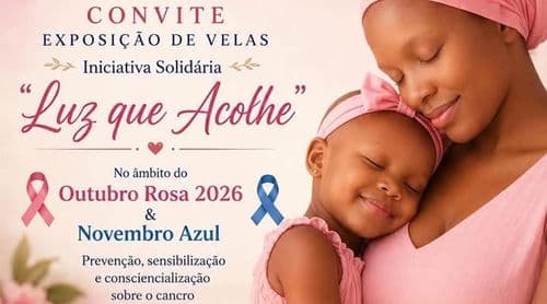 Outubro Rosa: Exposição solidária de velas leva mensagem de esperança e sensibilização sobre o cancro