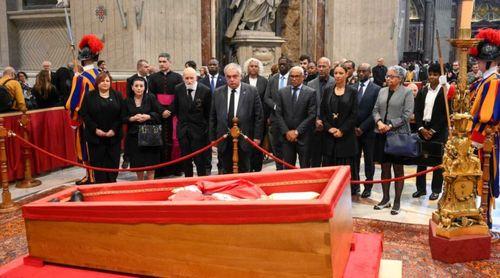 Presidente da República participa no velório do Papa Francisco
