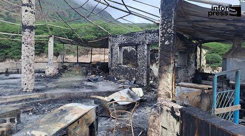 Tarrafal: Incêndio provoca avultados prejuízos num dos estabelecimentos do Baía Verde