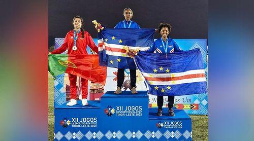 Jogos CPLP: Cabo Verde conquista as duas primeiras medalhas de ouro no atletismo num total de 17 medalhas