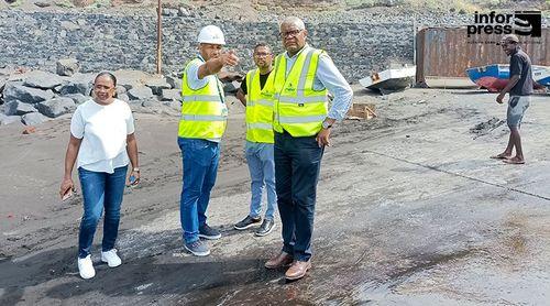 Fogo: Primeira prioridade do Ministério do Mar é desassorear o cais de pesca do porto de Vale dos Cavaleiros – ministro 