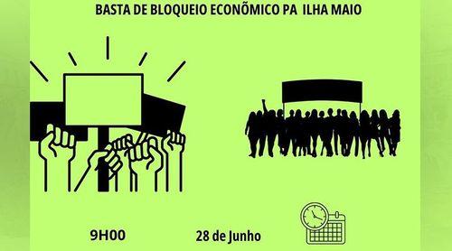 Maio: População sai às ruas no dia 28 de Junho contra o “bloqueio económico” da ilha