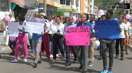 Santa Catarina: Marcha reforça sensibilização para prevenção do cancro da mama e da próstata