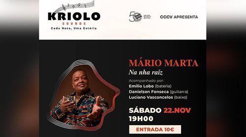 Portugal: Mário Marta em concerto intimista no “Kriolo Sounds - Cada nota, uma estória”