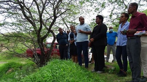 Porto Novo: Ministra garante recuperação da barragem e ordenamento da bacia da Ribeira das Patas