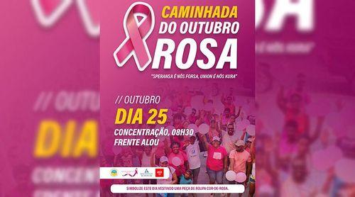Boa Vista: Câmara e núcleo contra cancro promovem marcha pela prevenção do cancro da mama