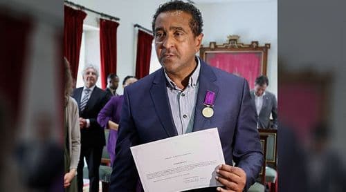 Presidência na Diáspora: José Maria Neves condecora ex-atleta olímpico António Zeferino em Barcelos