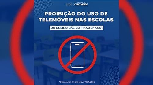   Ministério da Educação proíbe uso de telemóveis por parte dos alunos do Ensino Básico