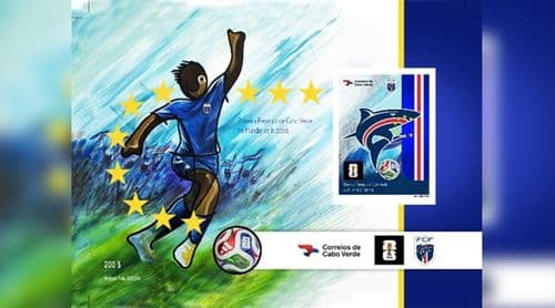 Correios de Cabo Verde lançam selo comemorativo da primeira presença da selecção nacional no Mundial de futebol