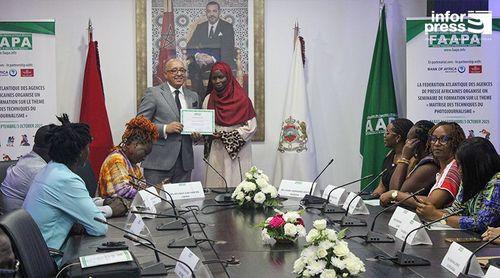 Presidente da federação de agências africanas promete maior participação feminina no próximo seminário em fotojornalismo 