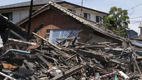 Autoridades japonesas sobem para 38 o número de mortos associadas ao sismo