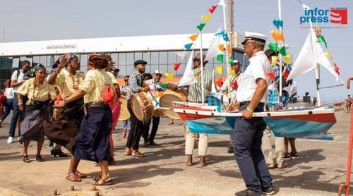 Porto Novo : le groupe Sonjon Revoltiód se produit lors de la dixième édition de l’événement « Weekend Capverdien » au Luxembourg