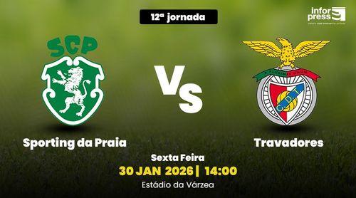 Futebol/Santiago Sul: Clássico Sporting – Travadores marca arranque da segunda volta do campeonato