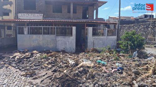 Tarrafal contabiliza consideráveis danos materiais após fortes chuvas