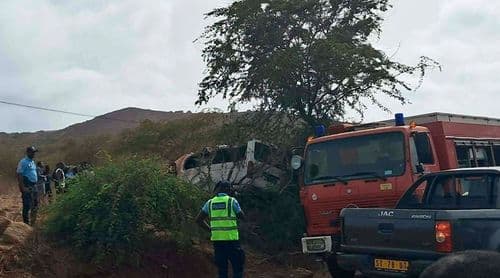 Tarrafal: Acidente de viação em Bimbirim faz pelo menos dois mortos e vários feridos