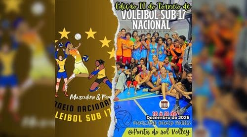 Santo Antão: Segunda edição do Torneio Nacional Sub-17 reforça aposta na formação do voleibol juvenil