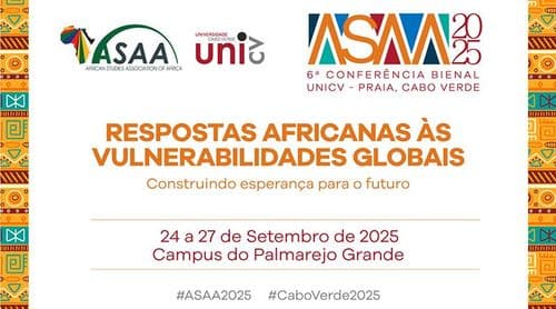 Uni-CV recebe até Março propostas para 6.ª Conferência Bienal da Associação de Estudos Africanos de África 