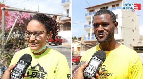 Brasileira Júlia Lau abraça campanha de limpeza dois dias após chegar a Cabo Verde (c/áudio)