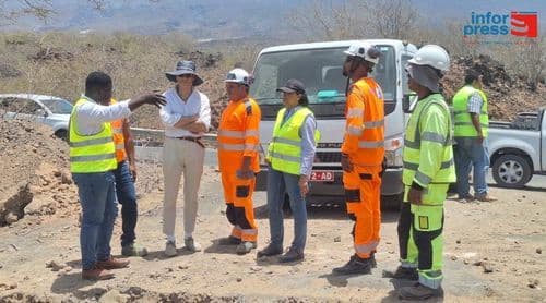 Santo Antão: ANAS acompanham avanço das obras de água e saneamento com taxa de execução de 60%