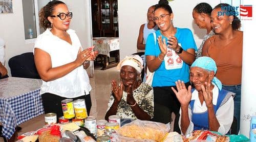 Porto Novo: Care centres receive food donations to improve the diet of residents