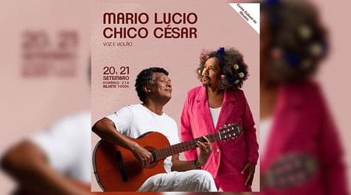 São Vicente: Mário Lúcio e Chico César em concerto de voz e violão no Centro Cultural do Mindelo