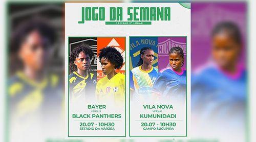 Futebol Feminino/ Santiago Sul: Black Panthers e Vila Nova disputam acesso ao campeonato nacional