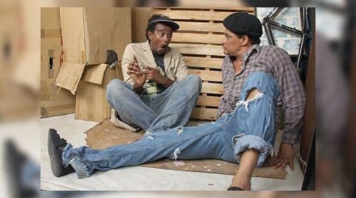 Teatro: Sala de Clichy (Paris) lotada para assistir à actuação dos actores Jorge Martins e César Lélis