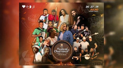 Praia: Hélio Batalha, Ceuzany e Paulinha entre artistas que vão animar o Festival de Churrasco