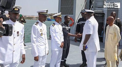 Navio de guerra da Marinha Senegalesa em Cabo Verde para treino operacional e intercâmbio