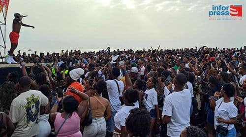 Santa Cruz: Artistas do primeiro dia da 30ª edição do Festival da Praia de Areia Grande “fizeram valer a noite”