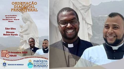 Ribeira Grande: Paróquia de Nossa Senhora do Rosário recebe ordenação de Éder Silva e Nelson Varela