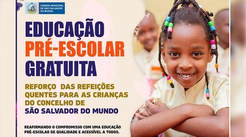 São Salvador do Mundo: Autarquia anuncia pré-escolar gratuito e refeições quentes para todos os alunos 