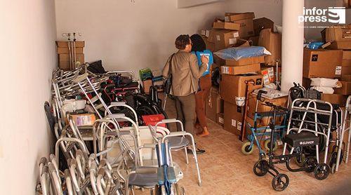 Projecto Zé Luís Solidário faz doação de contentor com materiais hospitalares ao Ministério da Família